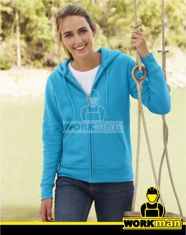 Dámská mikina s kapucňou PREMIUM LADY-FIT HOODED JACKET Fruit of the Loom