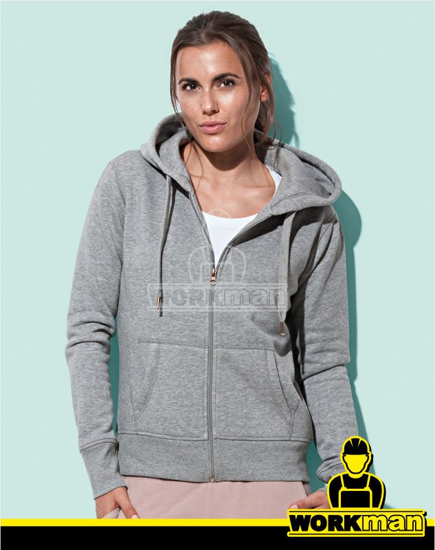 Dámská mikina s kapucňou a zipsom ACTIVE Stedman 