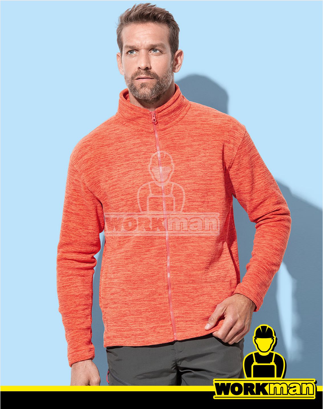 Pánská fleecová mikina ACTIVE MELANGE Stedman 