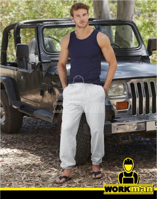 Pánske tepláky CLASSIC ELASTICATED CUFF JOG PANTS Fruit of the Loom