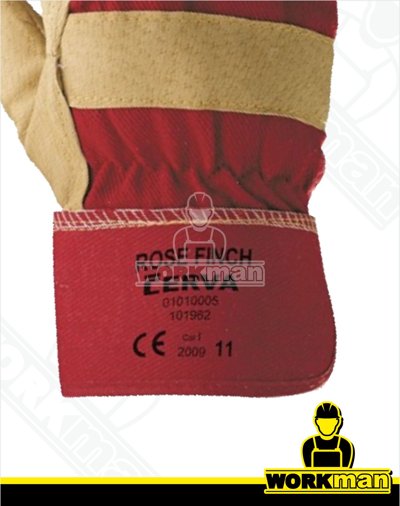 Zateplené kombinované rukavice ROSE FINCH Červa