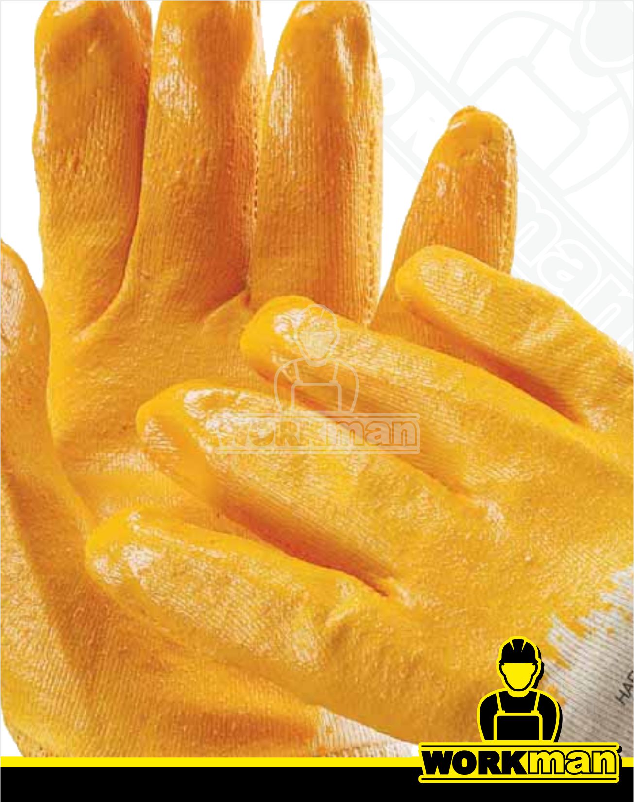 Povrstvené pracovné rukavice HARRIER YELLOW Červa