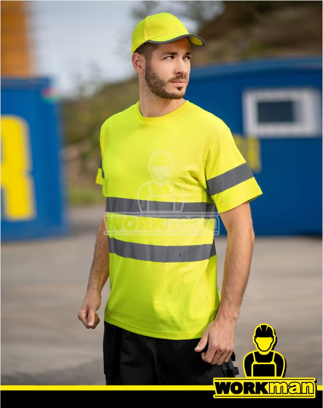 Reflexné polobavlnené tričko PROTECT 1V9 Rimeck