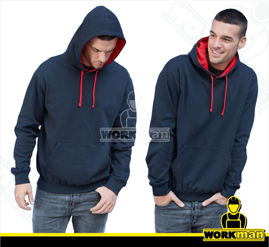 Mikina s kapucňou CONTRAST HOODED SWEATSHIRT Kariban