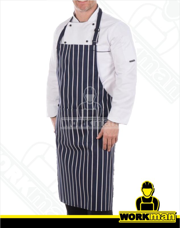 Bavlnená zástera s náprsenkou S855 s vreckom Portwest