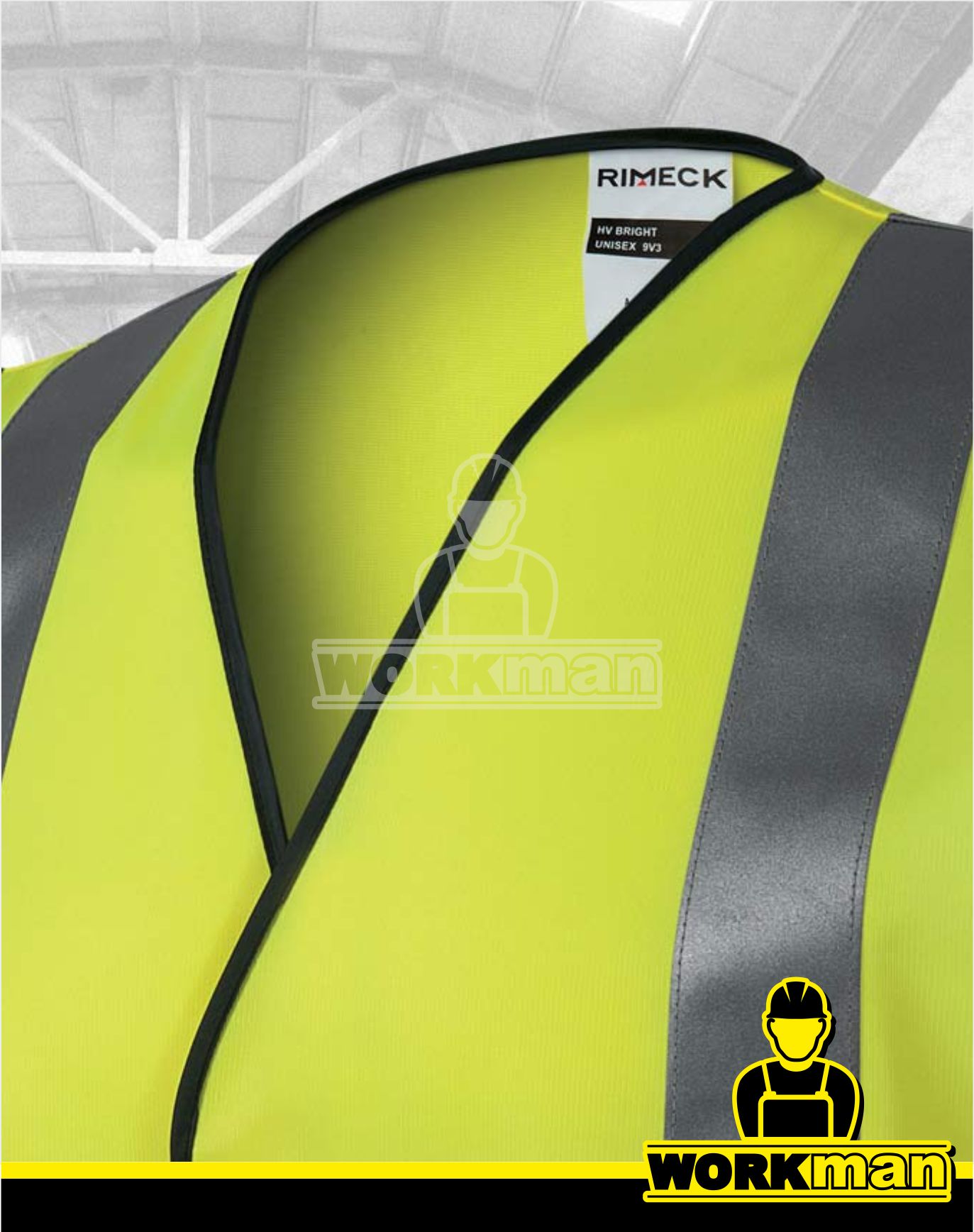 Reflexná vesta HV BRIGHT Rimeck žltá