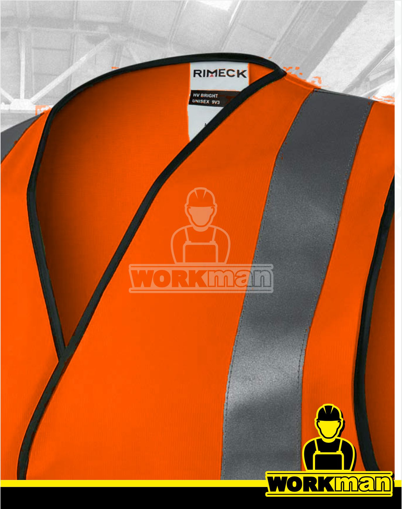 Reflexná vesta HV BRIGHT Rimeck oranžová