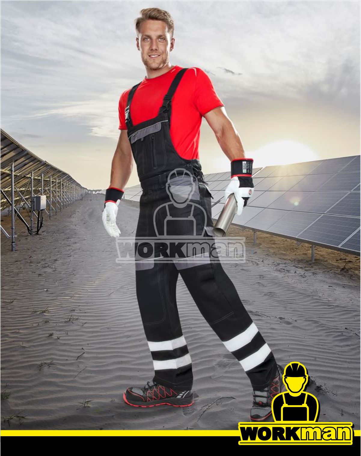 Reflexné montérkové nohavice COOL TREND s náprsenkou Ardon