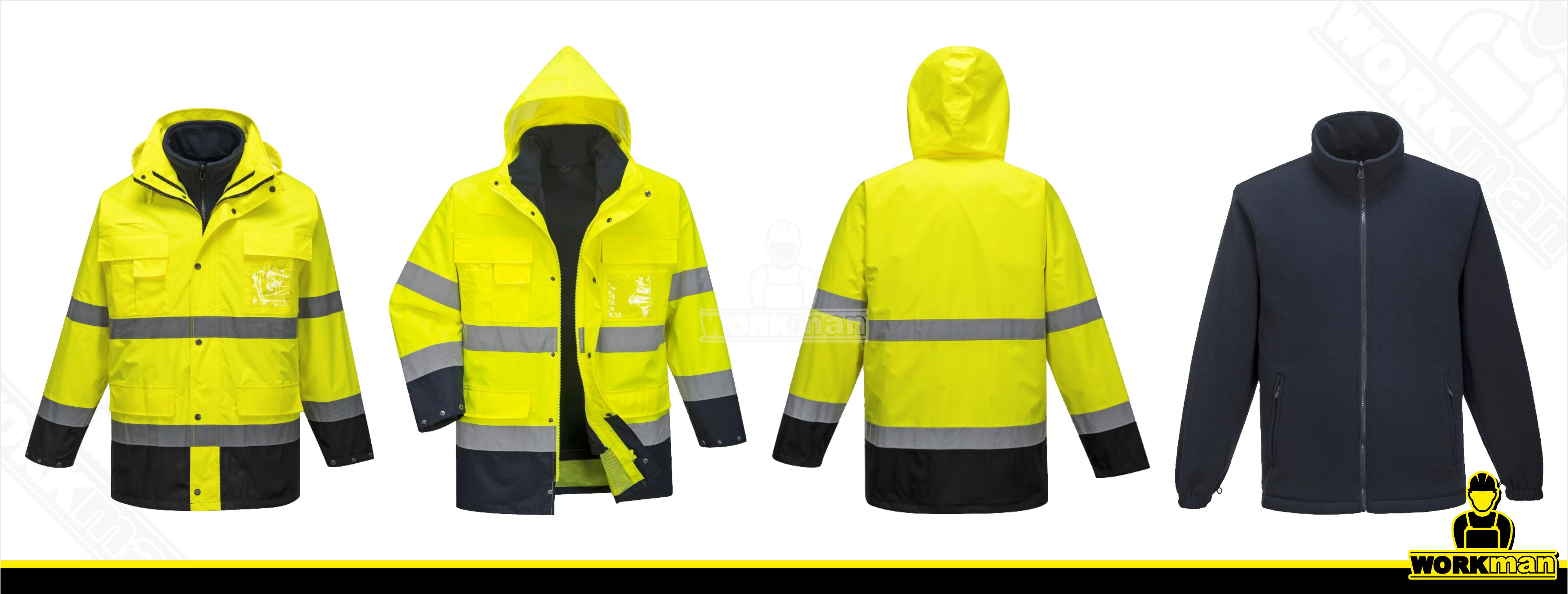 Zateplená reflexná bunda Hi-vis S162 Portwest