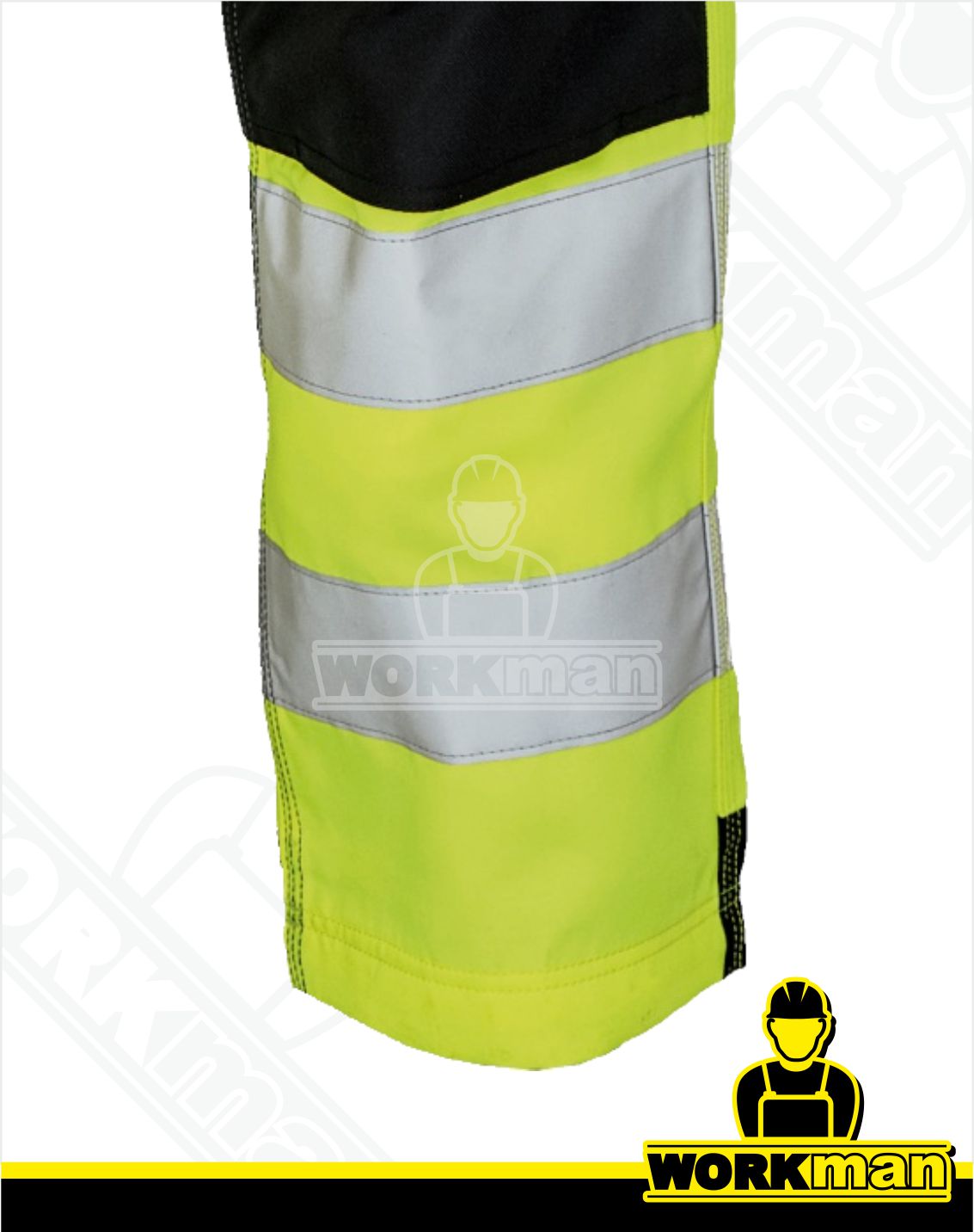 Reflexné pracovné nohavice KNOXFIELD do pása Červa