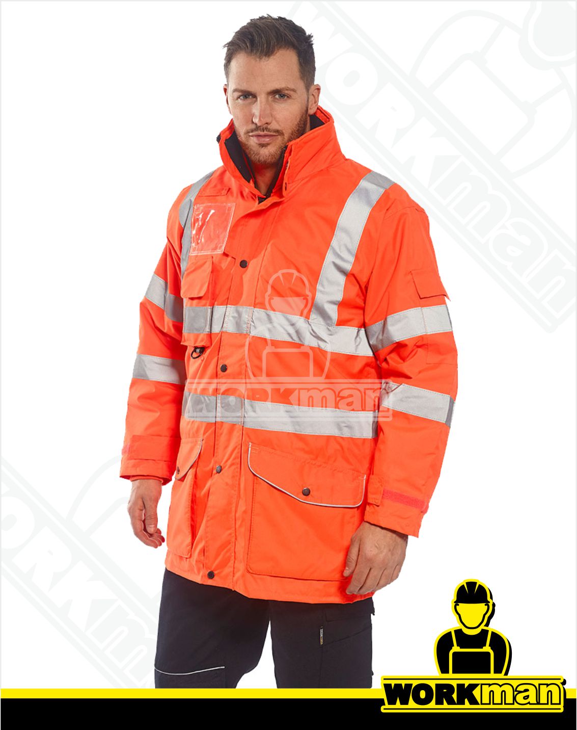 Zateplená reflexná bunda Hi-vis TRAFFIC RT27 7v1 Portwest