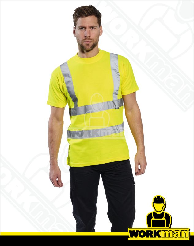 Reflexné polobavlnené tričko COTTON COMFORT S170 Portwest