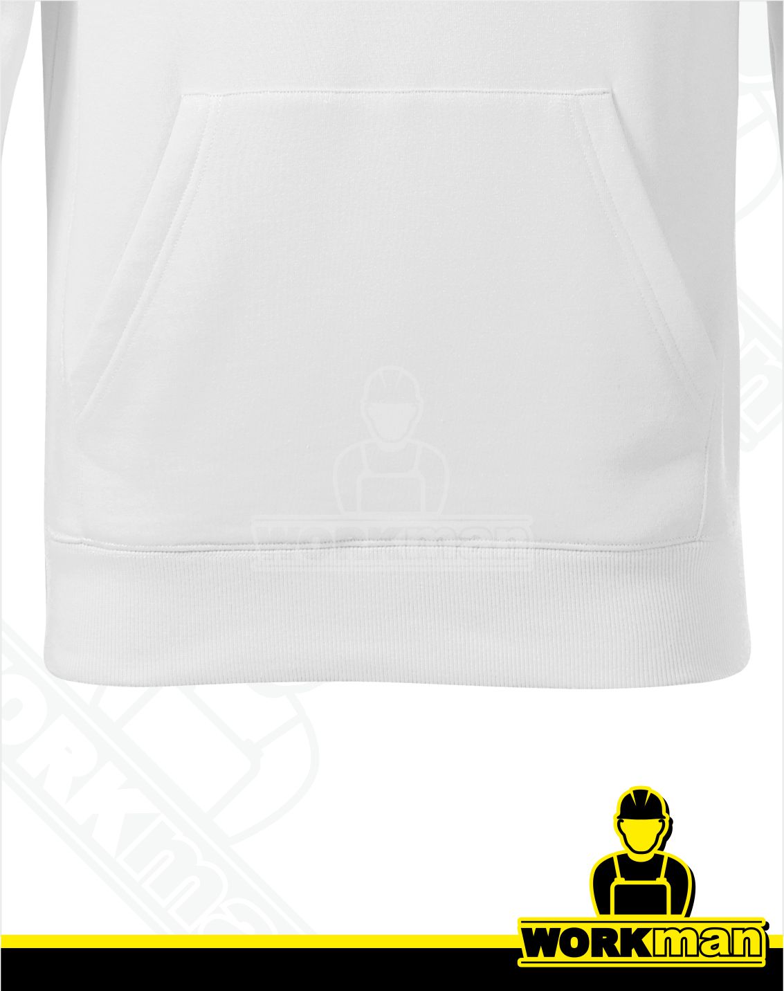 Pánska mikina s kapucňou CAPE Malfini biela