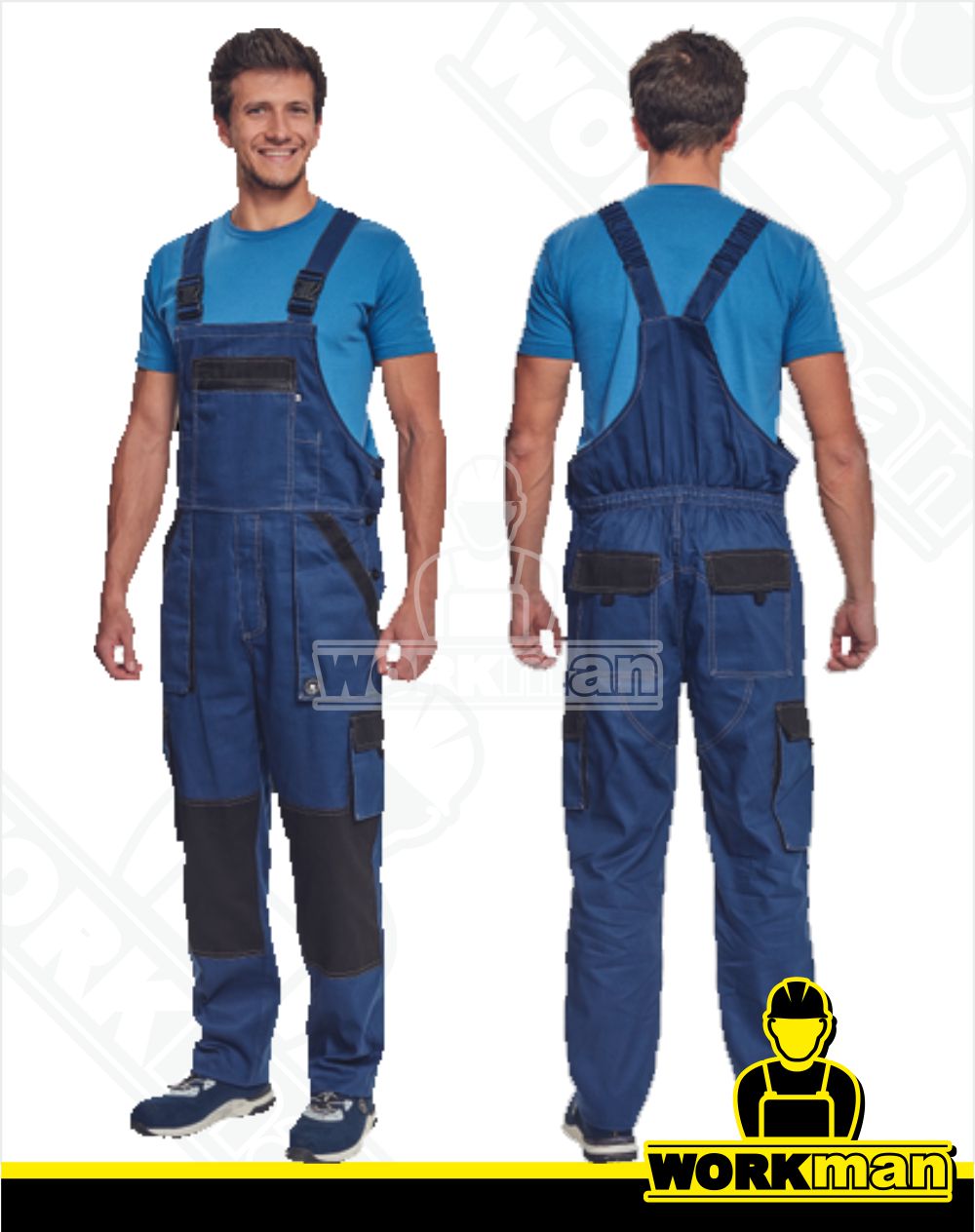 Montérkové nohavice MAX SUMMER s náprsenkou Červa