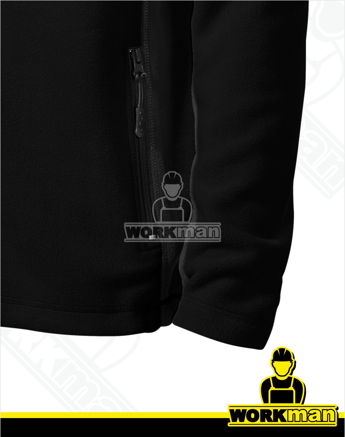 Pánska fleece bunda FROSTY Malfini čierna