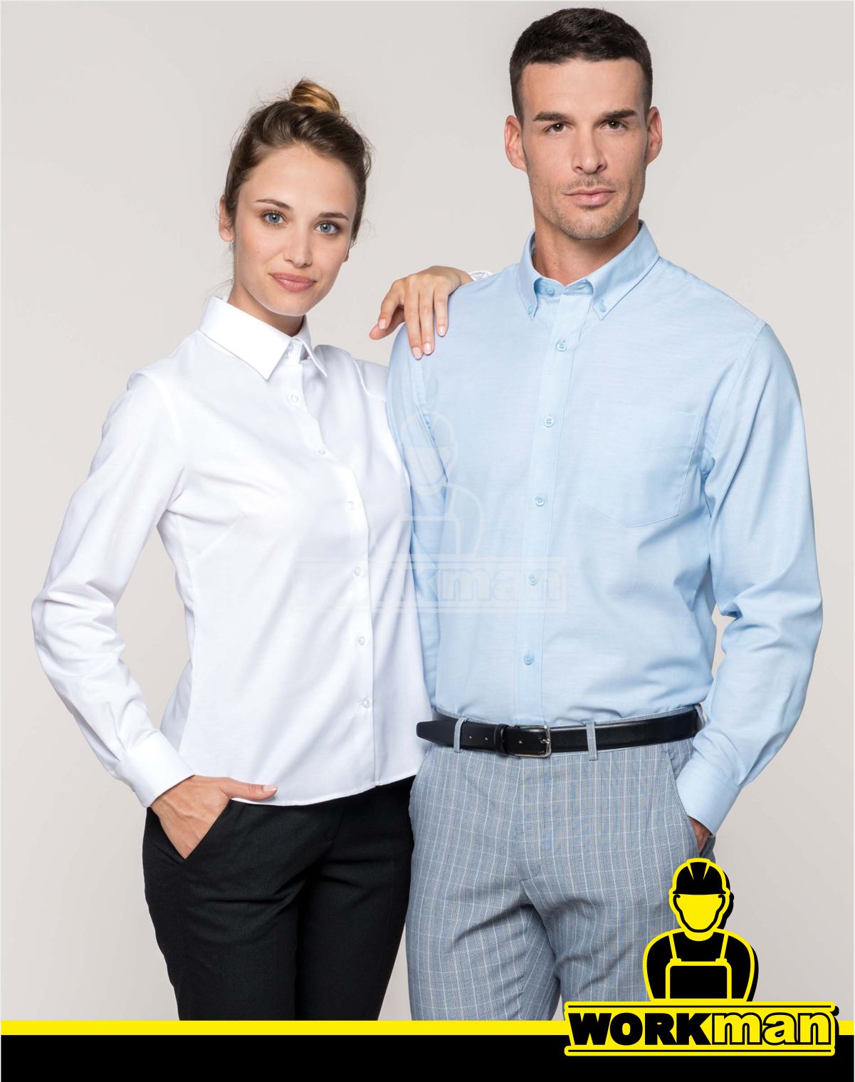 Dámska košeľa s dlhým rukávom OXFORD Kariban