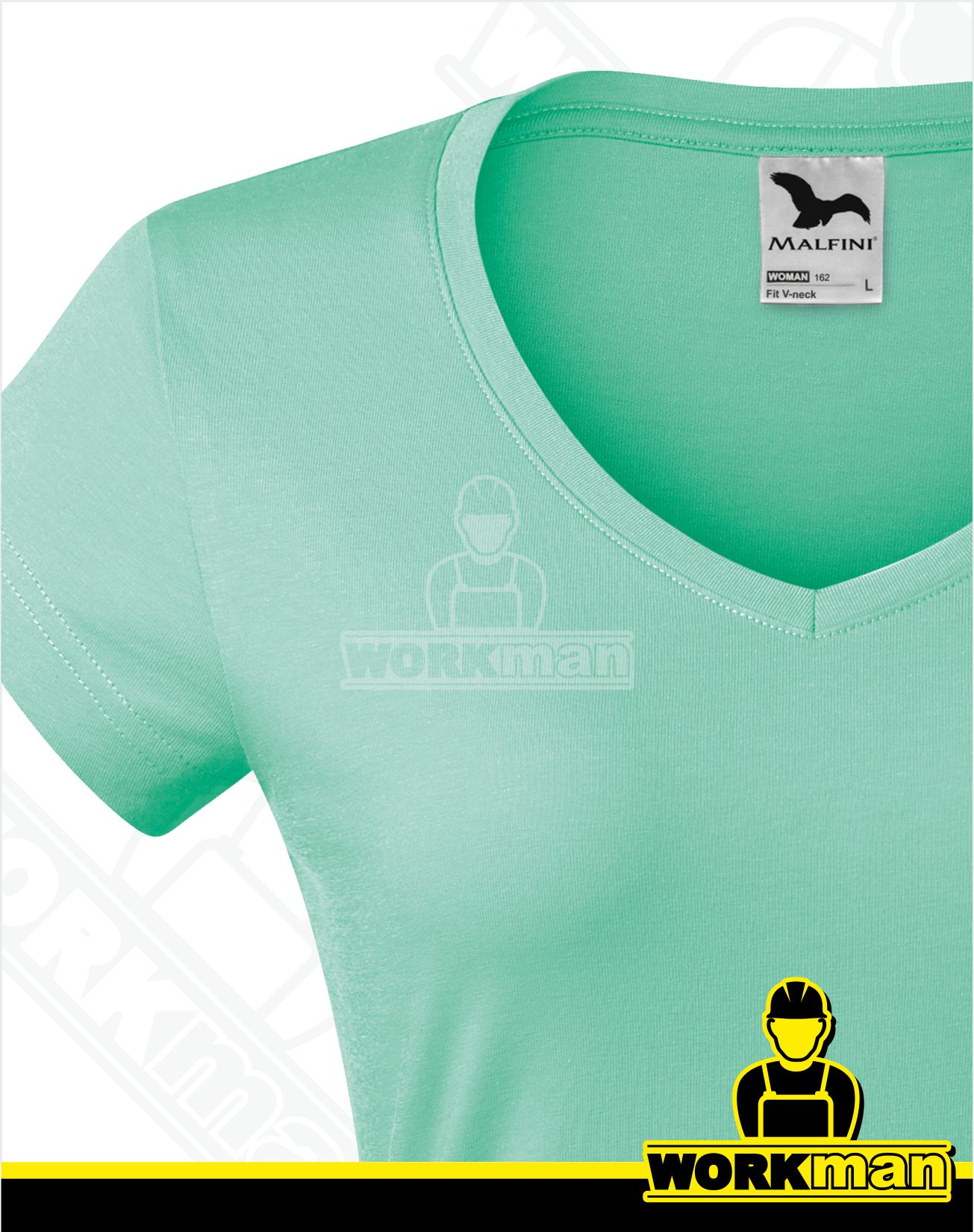 Dámske tričko FIT V-NECK Malfini