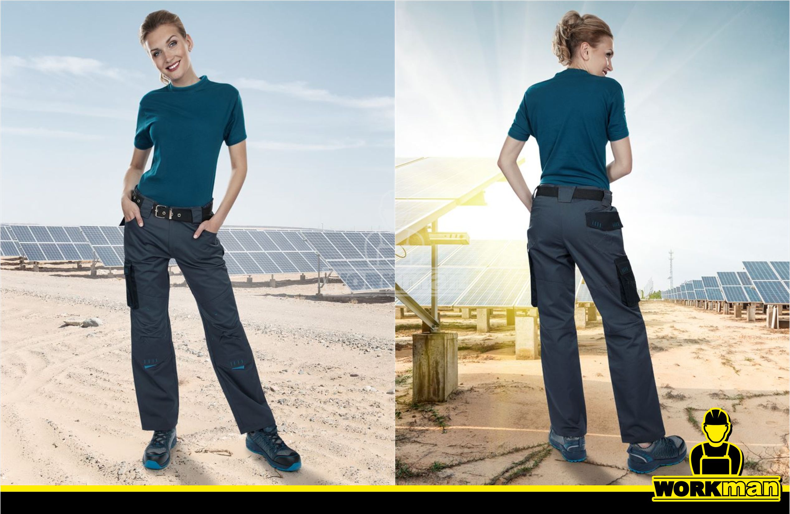 Dámske montérkové nohavice 4TECH 02 do pása Ardon