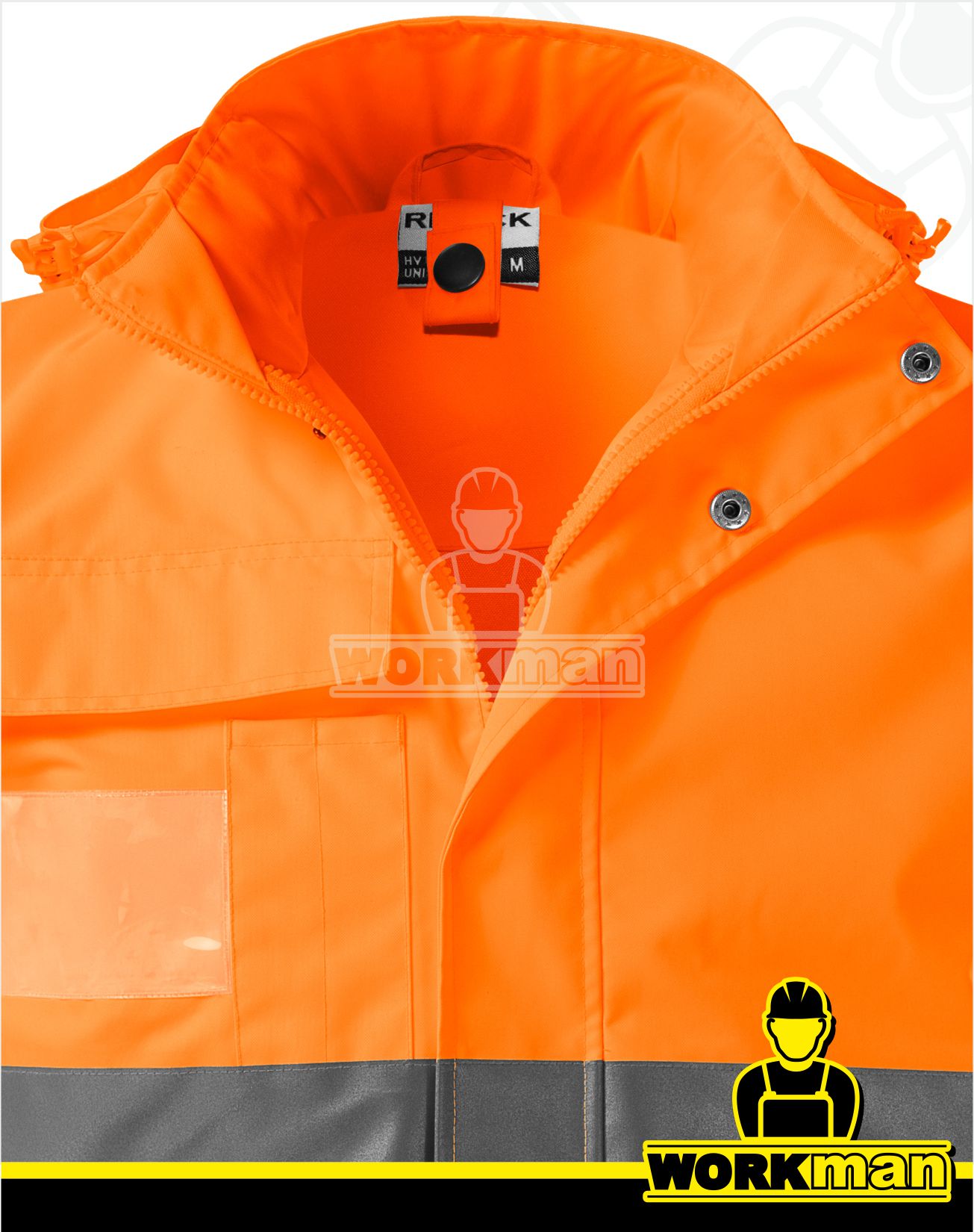 Reflexná bunda HV GUARD 4 IN 1 Rimeck oranžová