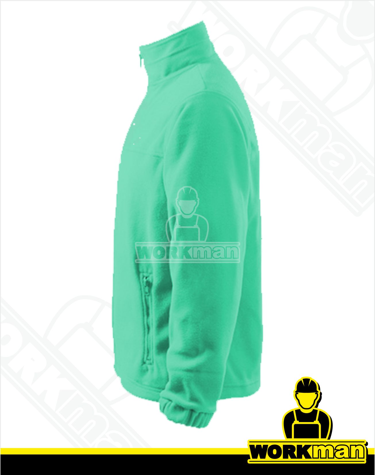 Pánska fleece bunda JACKET Rimeck mätová