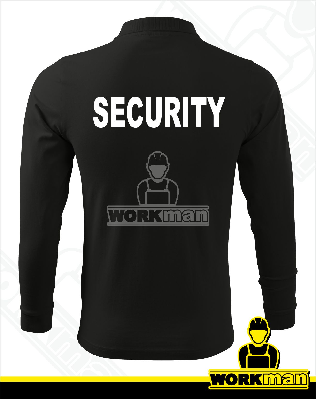 Polokošeľa s dlhým rukávom SBS-SECURITY 180g