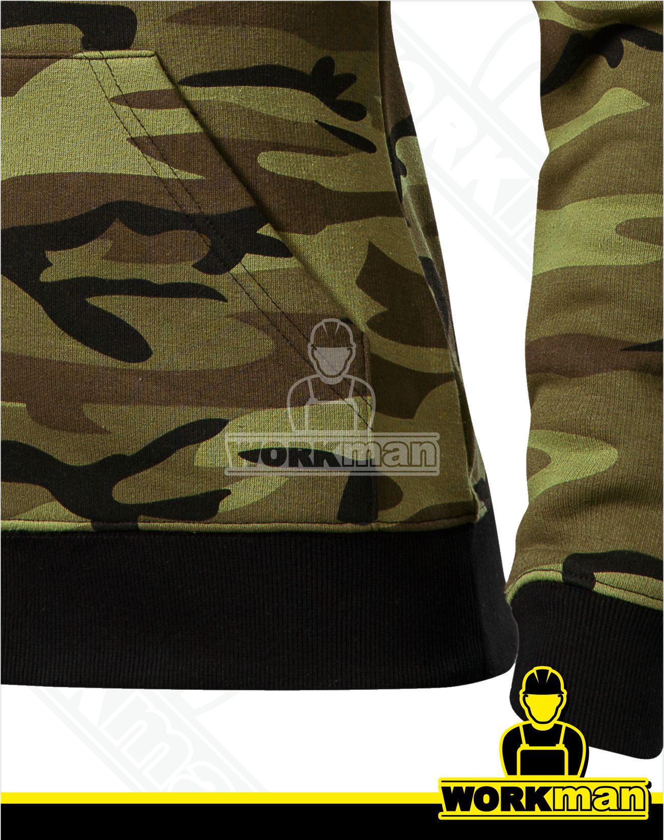Dámska mikina CAMO ZIPPER Malfini