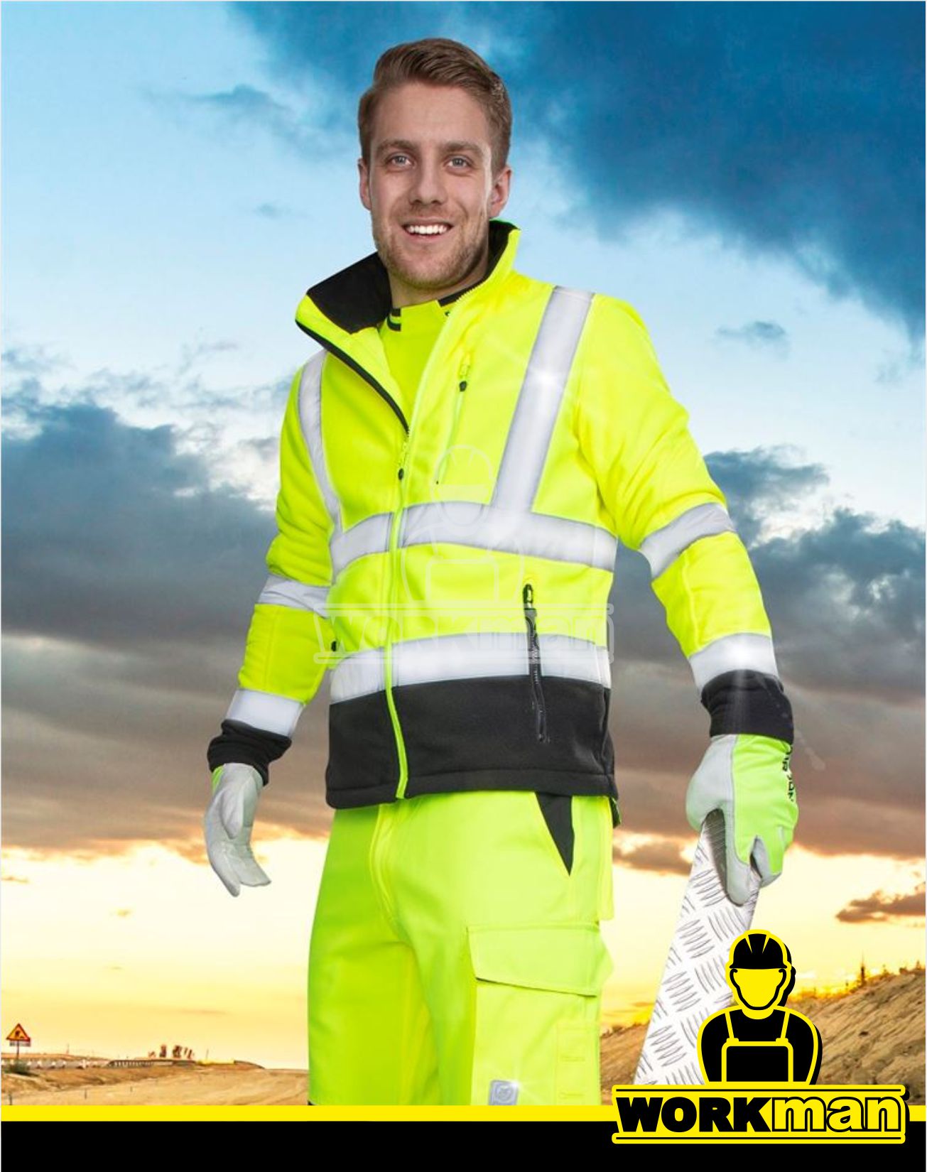 Reflexná fleece bunda SIGNAL Ardon