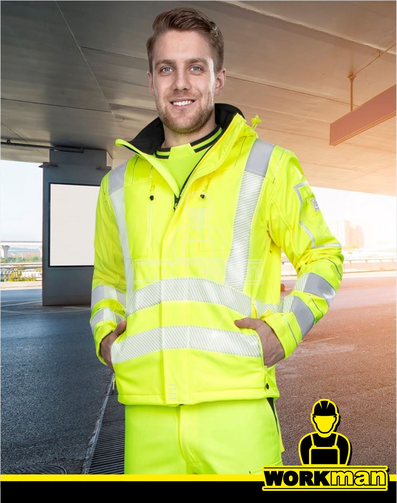 Reflexná softshelová bunda SIGNAL Ardon