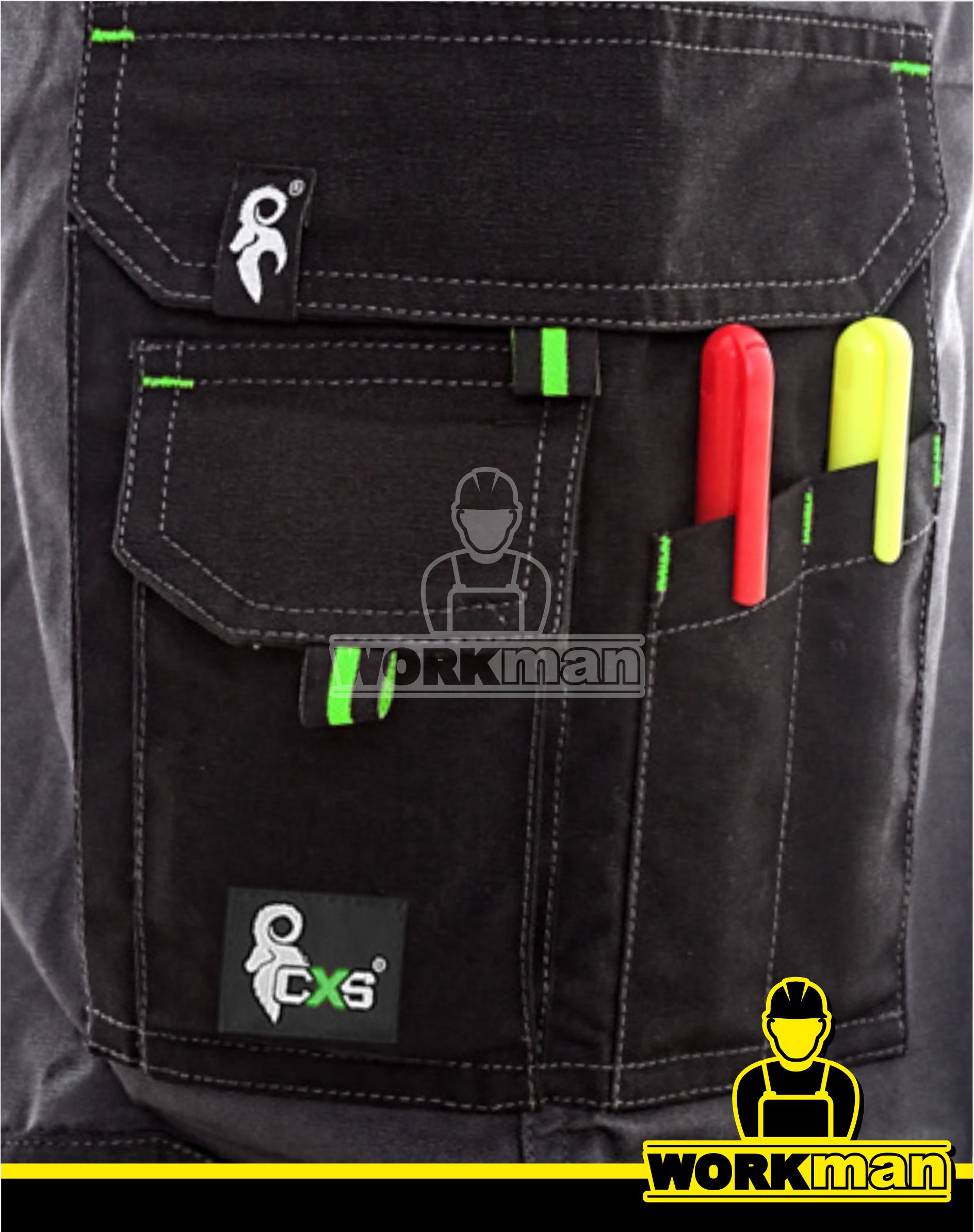 Montérkové šortky SIRIUS ELIAS Cxs