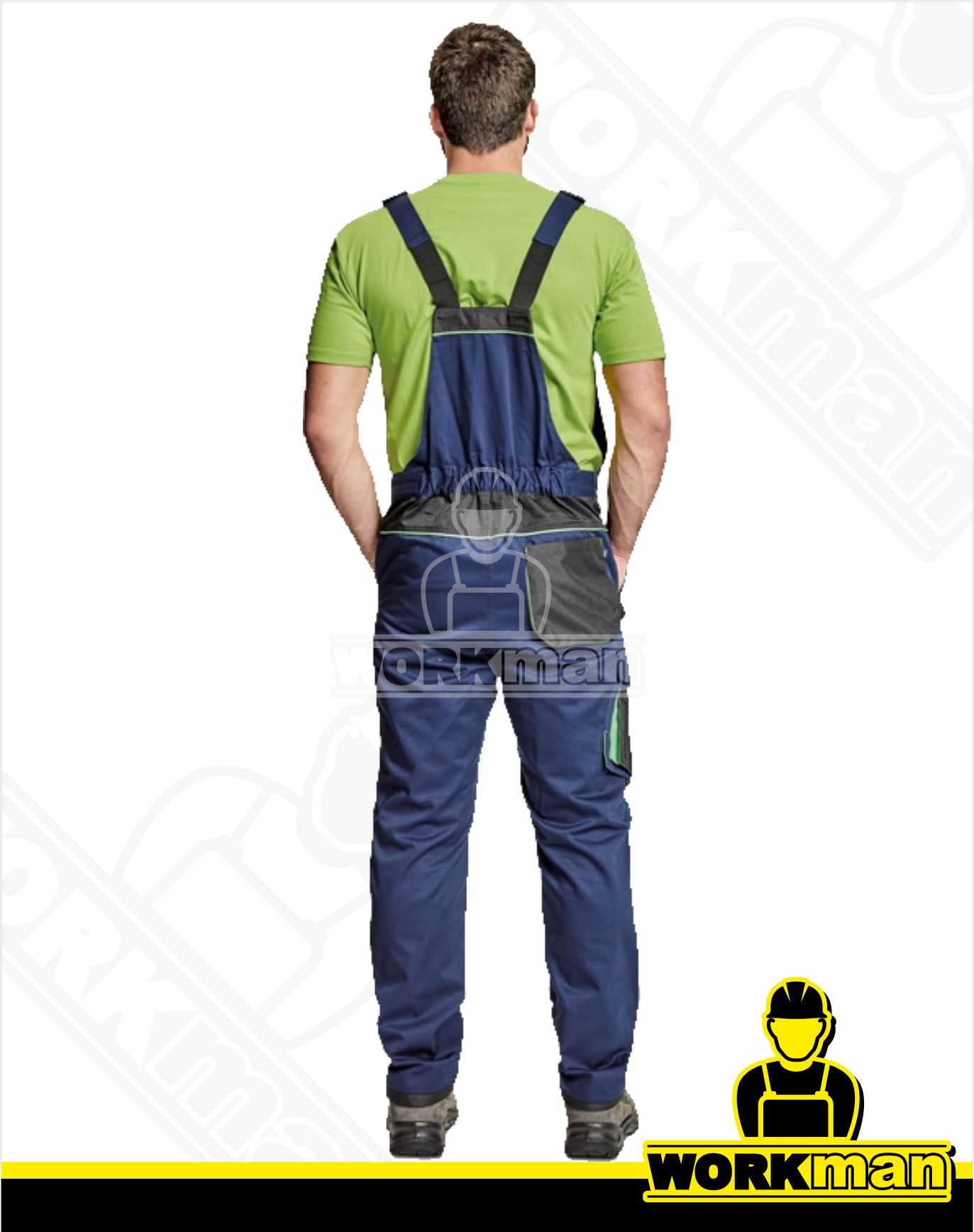 Montérkové nohavice CREMORNE s náprsenkou Červa