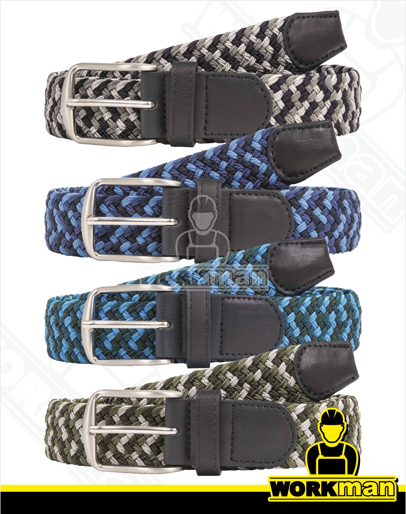 Textilný opasok s kovovou prackou NEURUM Červa