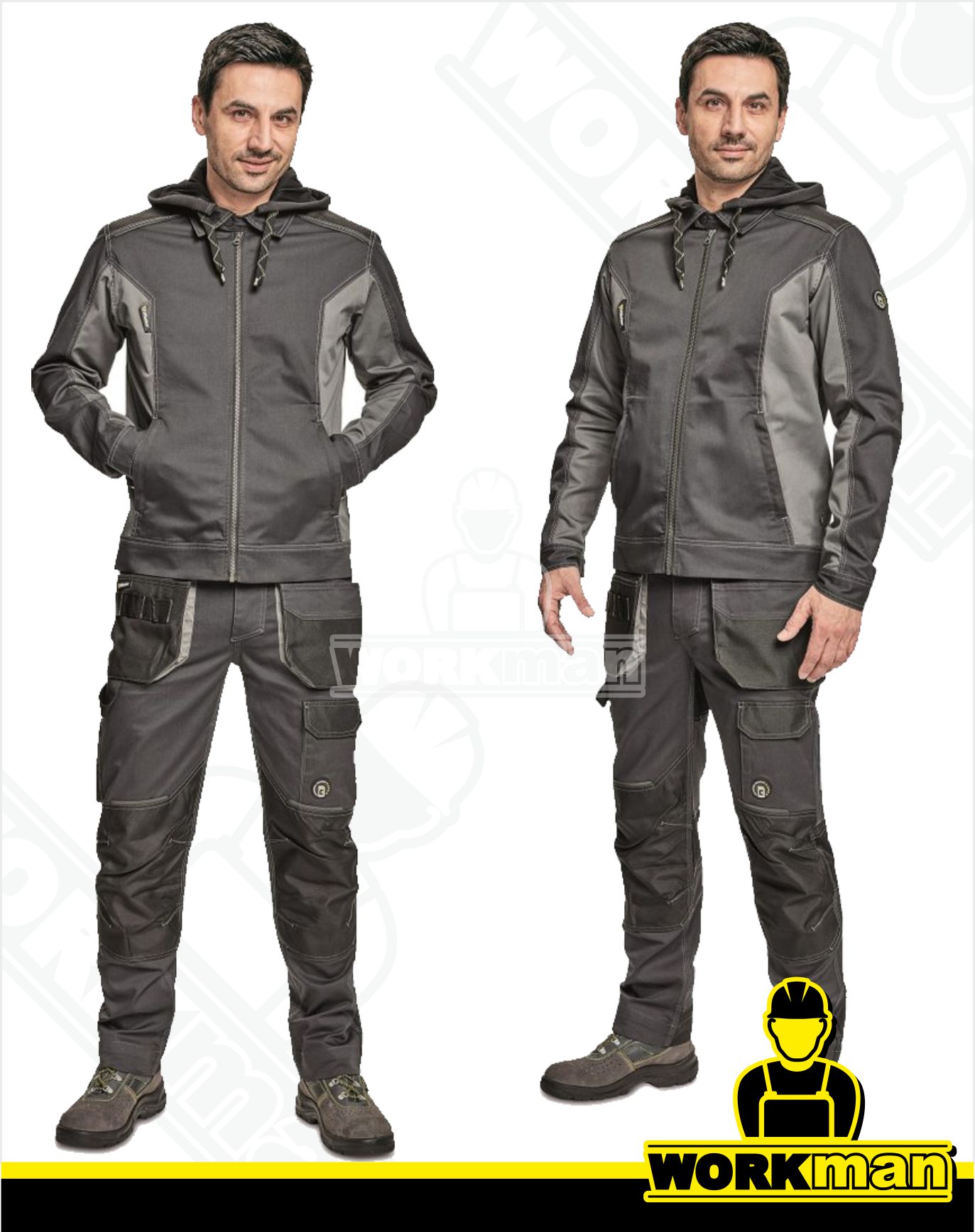 Montérková bunda DAYBORO s kapucňou Červa