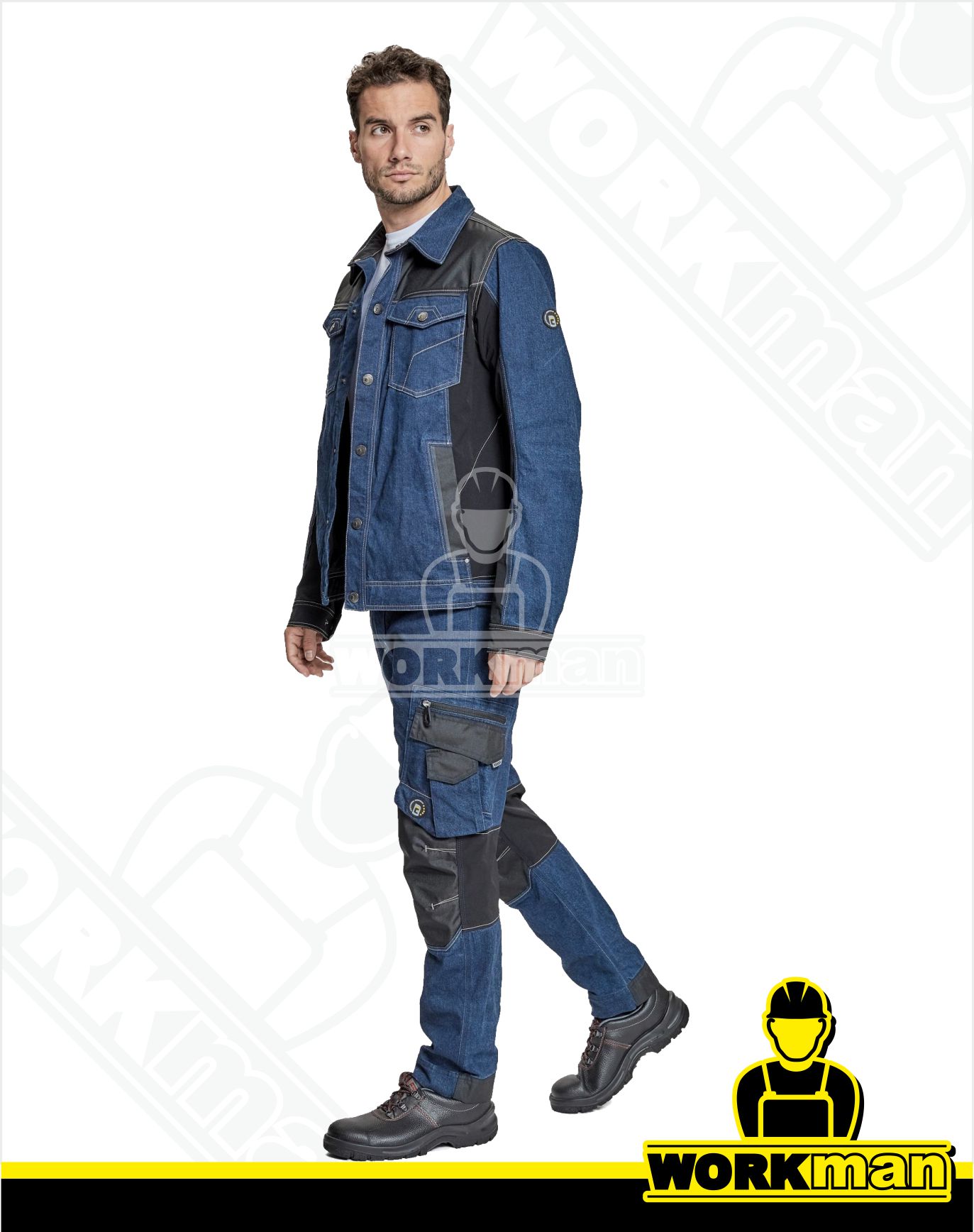 Strečová riflová bunda NEURUM DENIM Červa