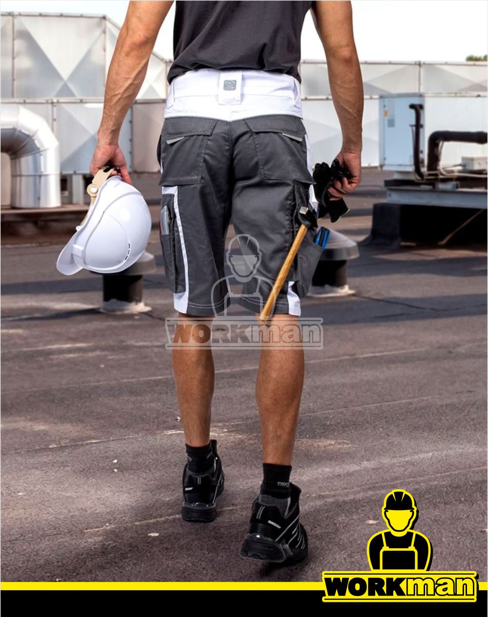 Montérkové šortky SUMMER ARDON biela :