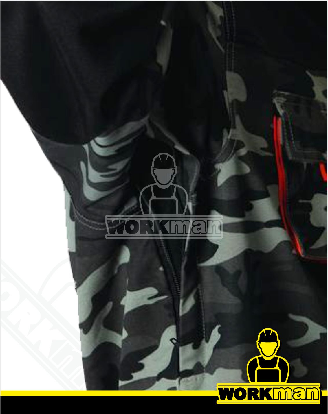 Montérková bunda EMERTON CAMOUFLAGE Červa