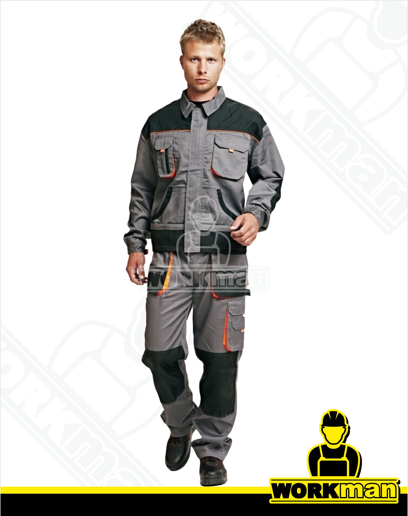 Montérkové nohavice BE-01-003 do pása F&F