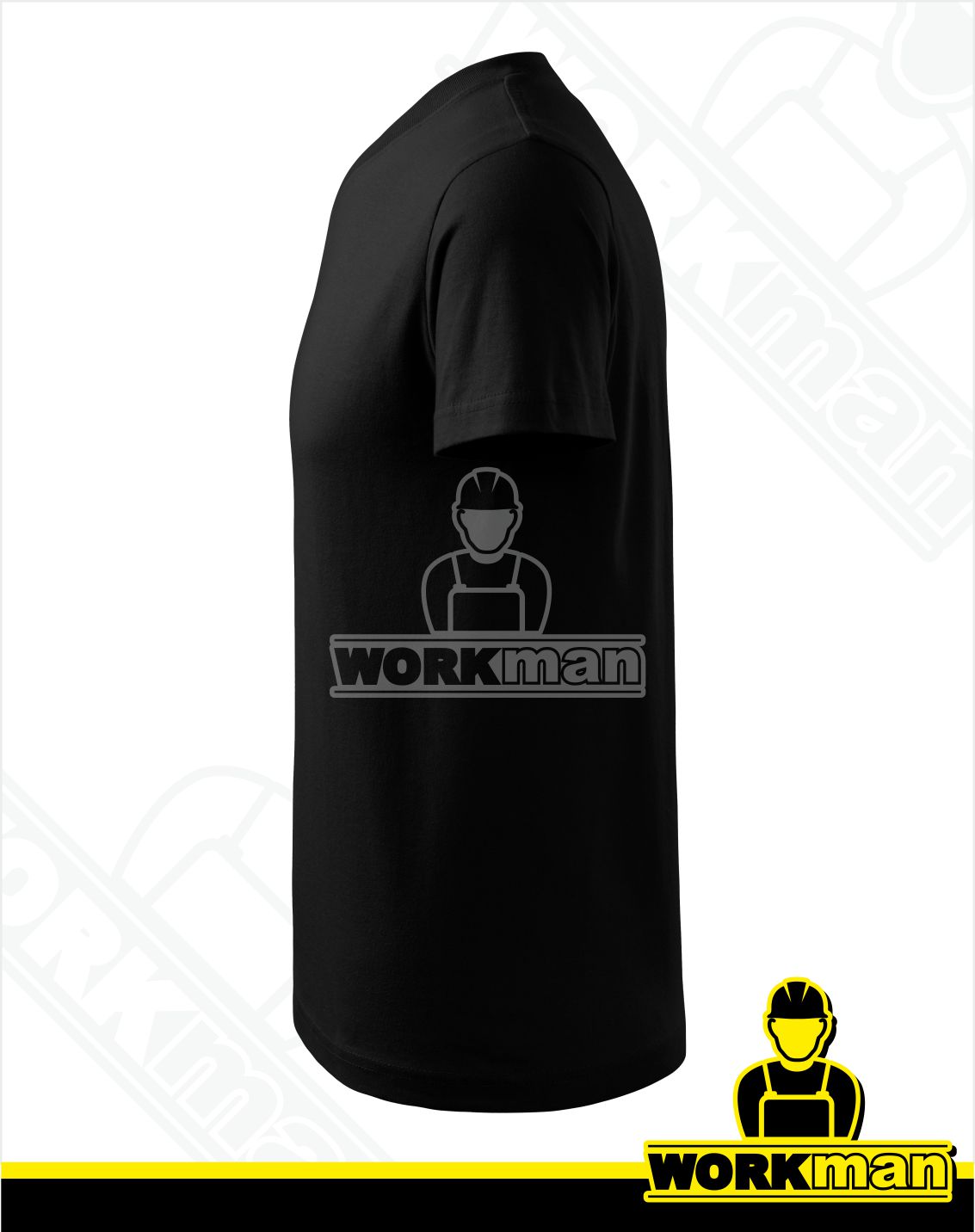 Pánske tričko V-NECK Malfini čierna