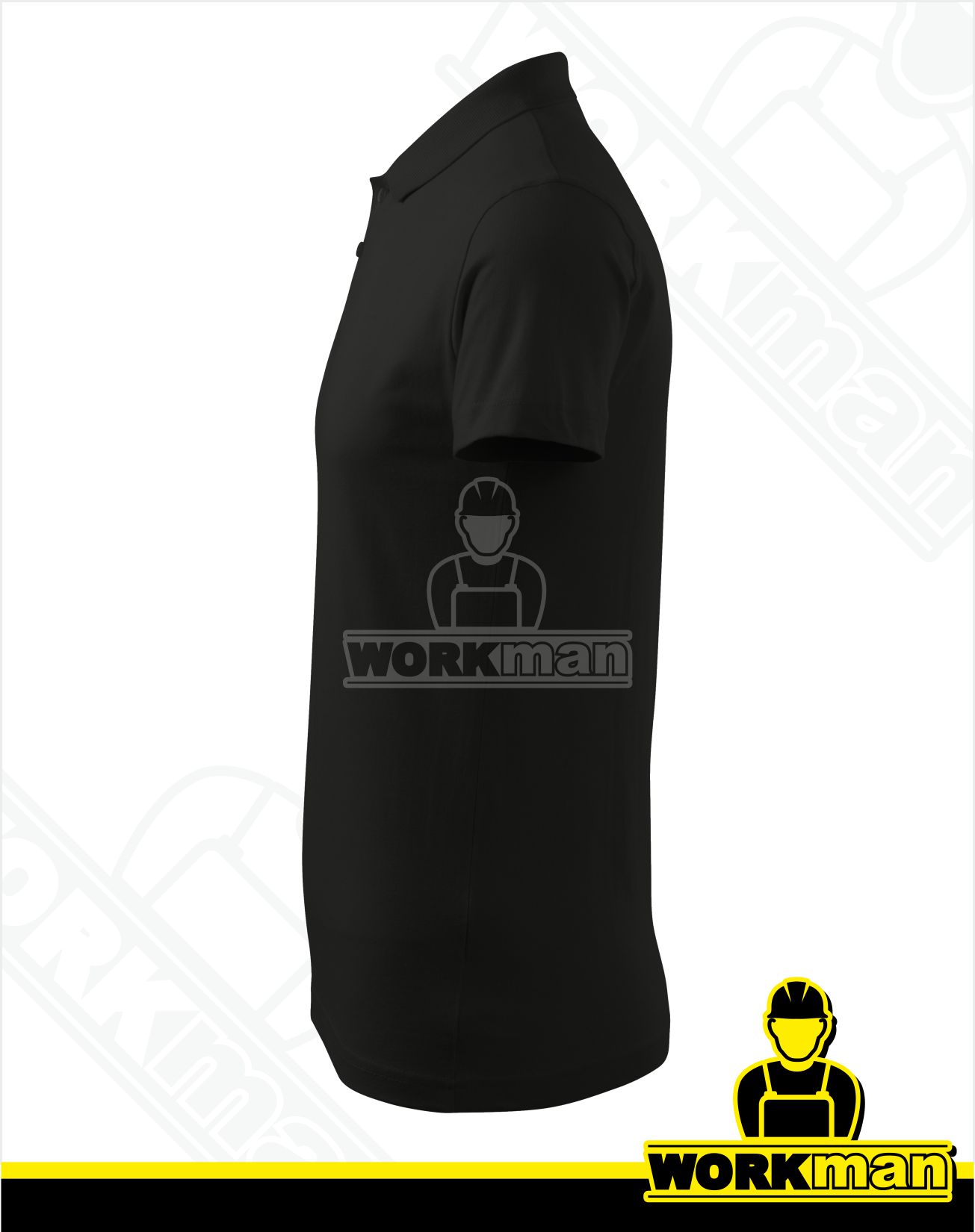 Pánska polokošeľa SINGLE J. Malfini čierna