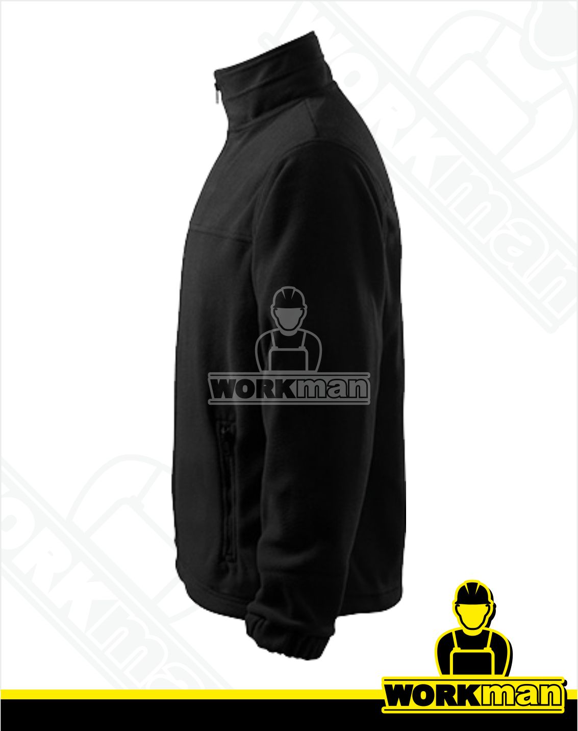 Pánska fleece bunda JACKET Rimeck čierna