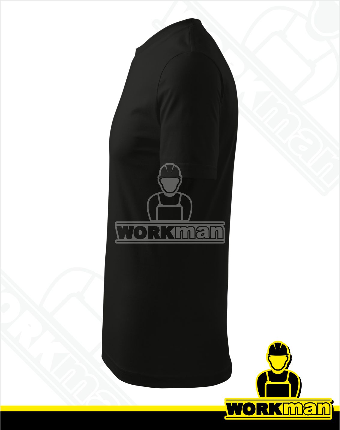 Unisex tričko HEAVY Malfini čierna
