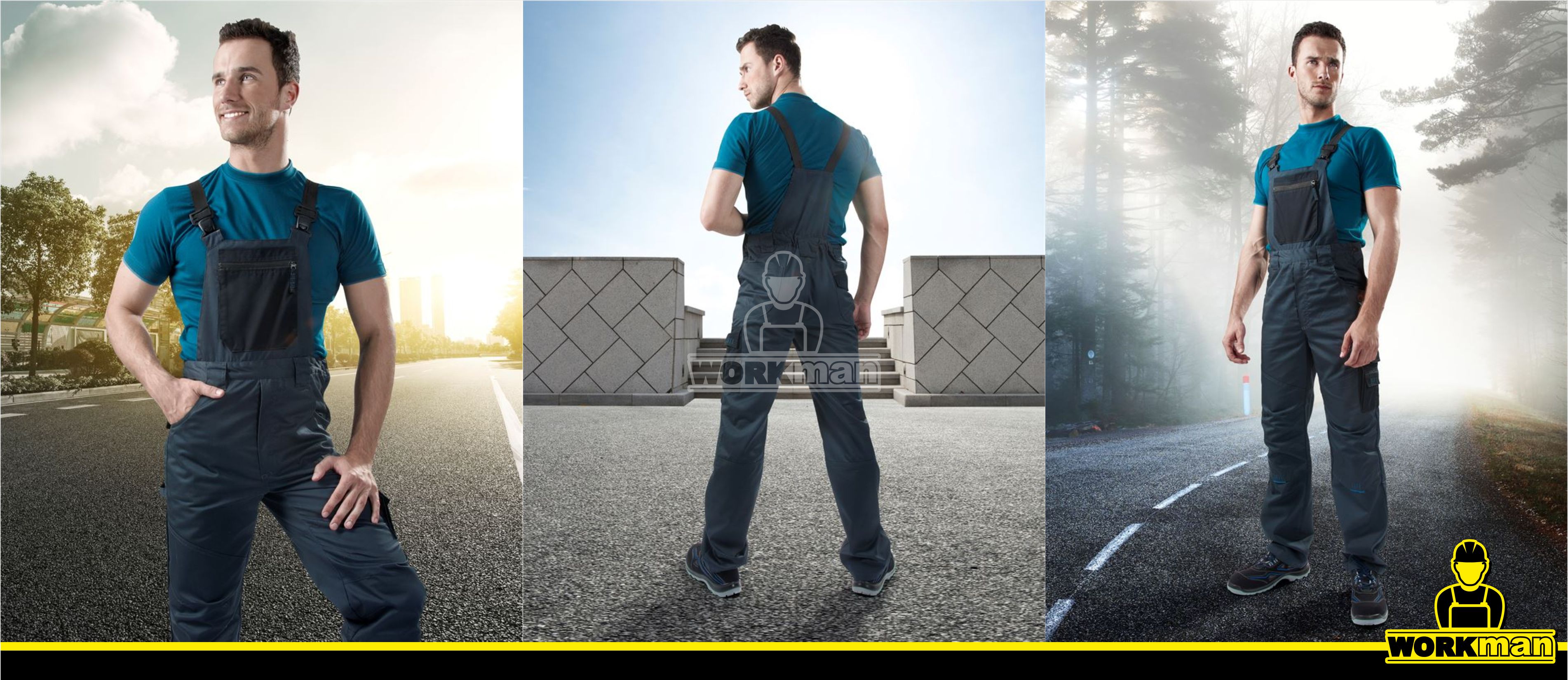 Montérkové nohavice 4TECH 03 s náprsenkou Ardon