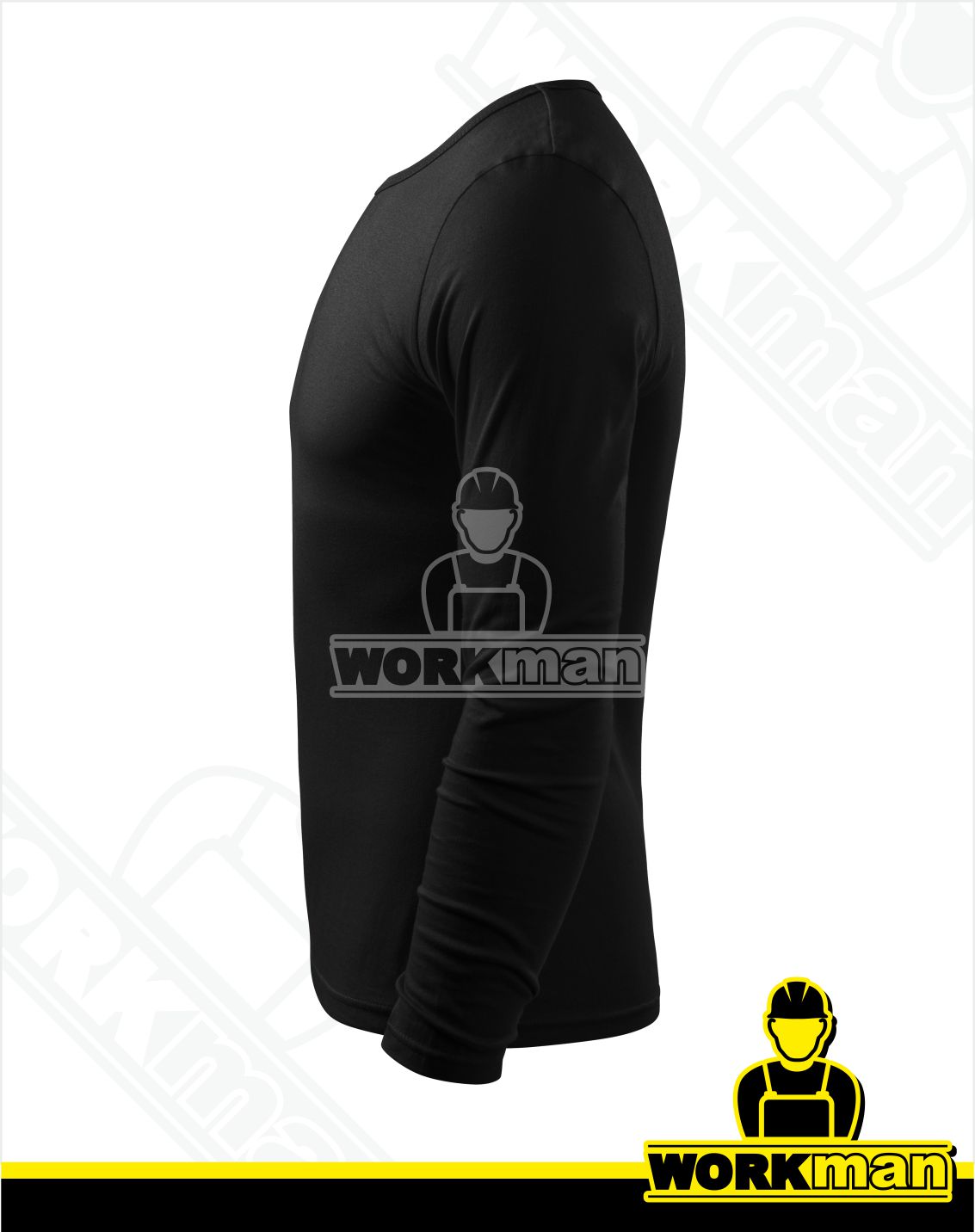 Pánske tričko FIT-T LS Malfini čierna