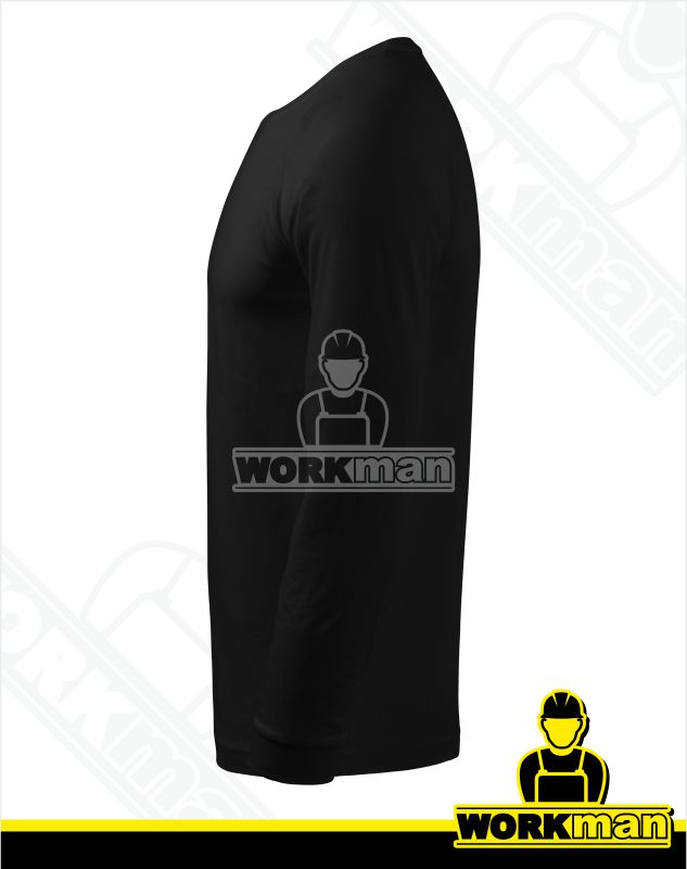 Pánske tričko STREET LS Malfini čierna