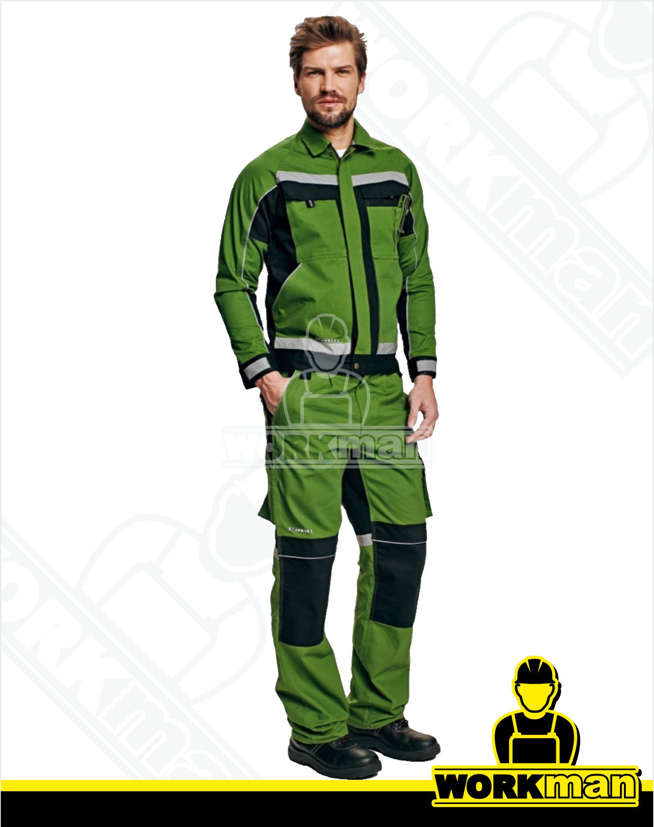 Montérkové nohavice STANMORE do pása Červa