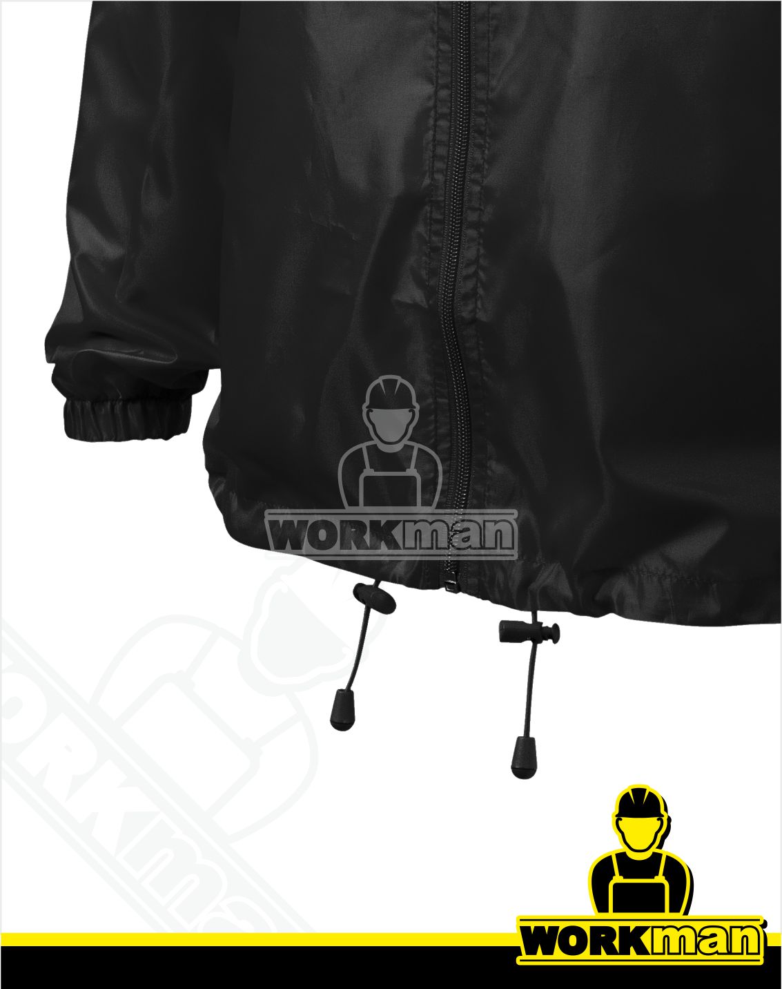 Unisex vetruodolná vetrovka WINDY Malfini čierna