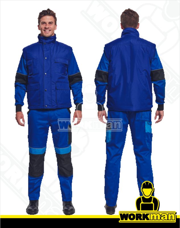 Zateplená pracovná vesta BEAVER Červa