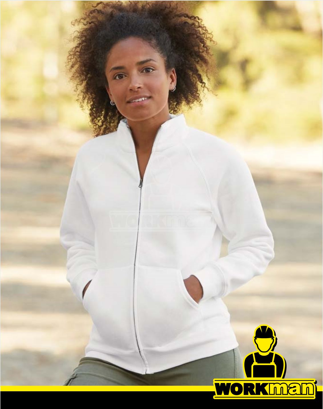 Dámská mikina LADY-FIT PREMIUM SWEAT JACKET Fruit of the Loom