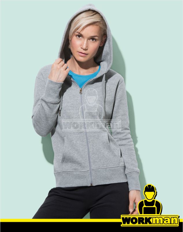 Dámská mikina s kapucňou a zipsom ACTIVE Stedman 