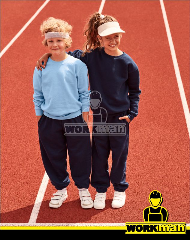 Detské tepláky KIDS CLASSIC ELASTICATED CUFF JOG PANTS Fruit of the Loom :