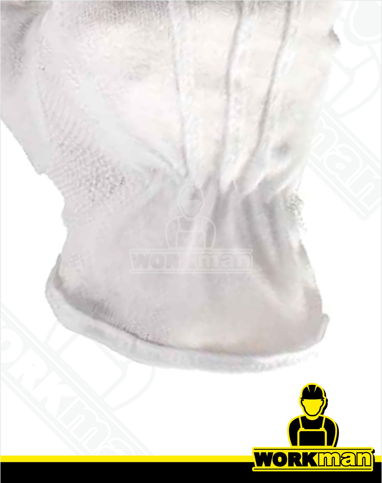 Povrstvené bavlnené rukavice BUSTARD Červa biele